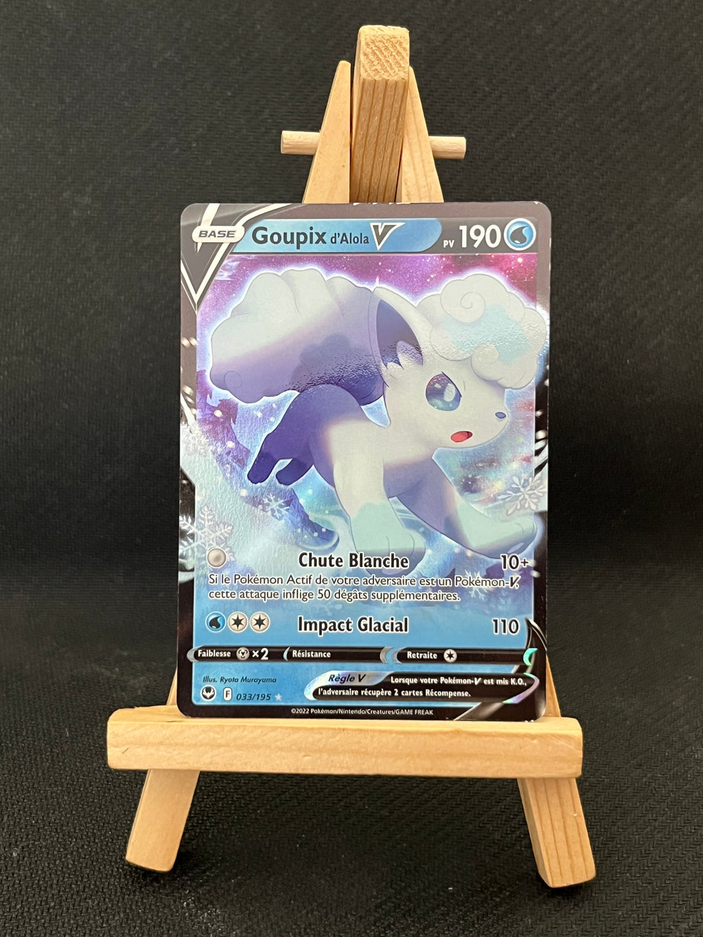 Goupix de Alola V 033/195
Tempête Argentée exc
