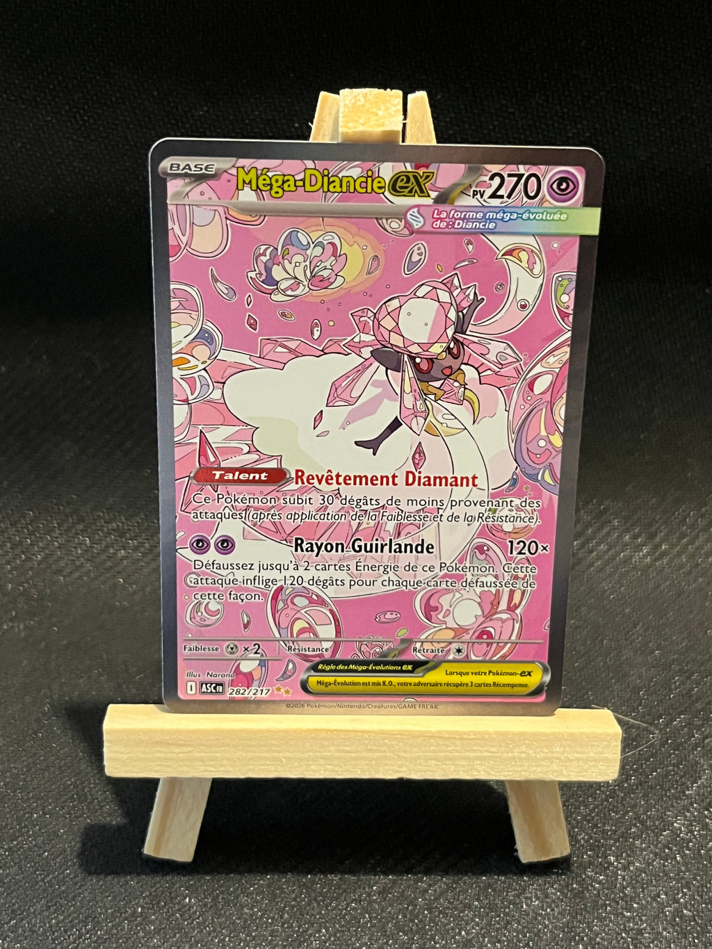 Carte mega diancie ex 252/217 nm alt