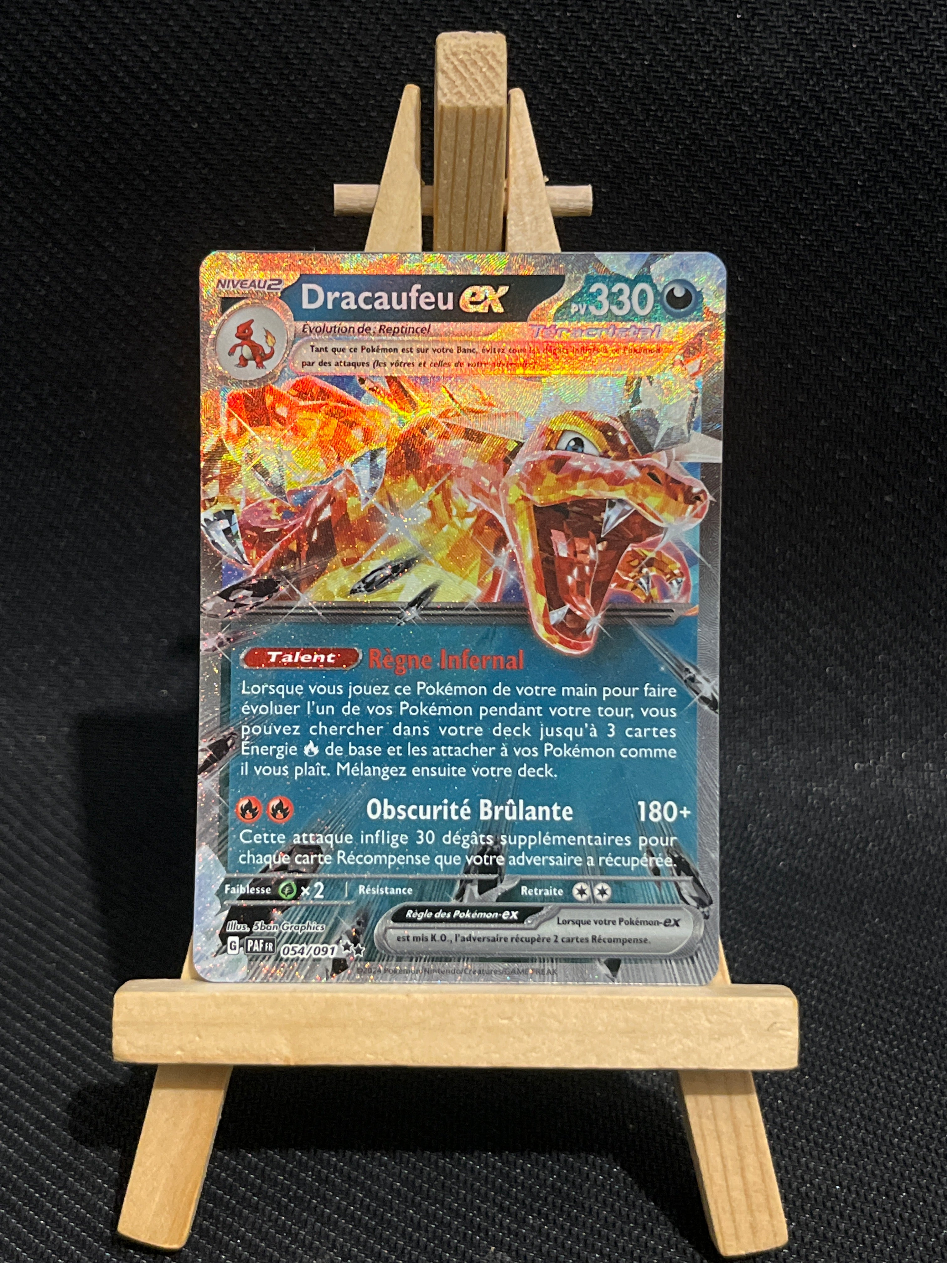 Dracaufeu EX 54/91 - Destinées de Paldea 🇫🇷 NM
