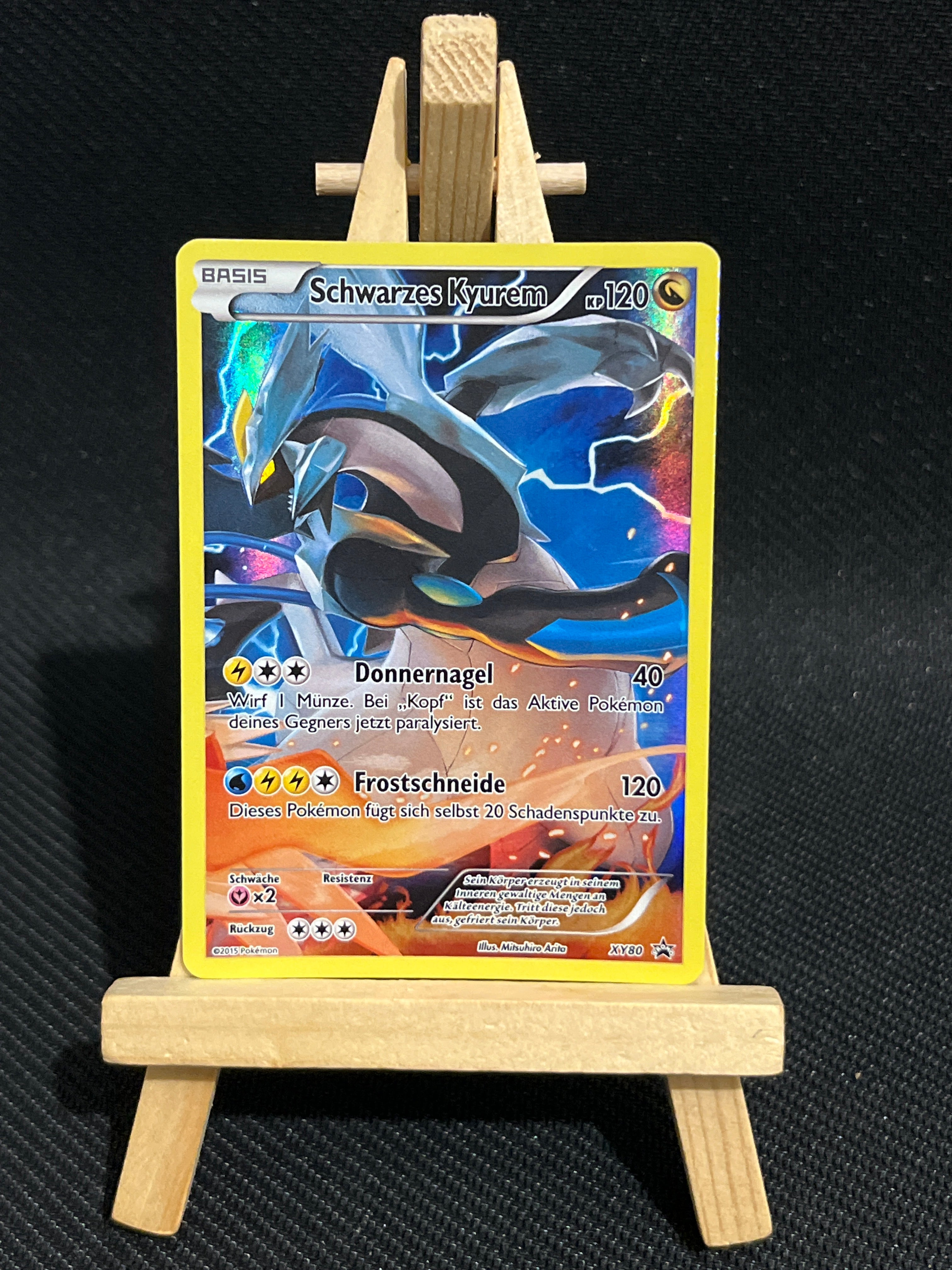 Schwarzes Kyurem XY 80 - Promo 🇩🇪 EXC