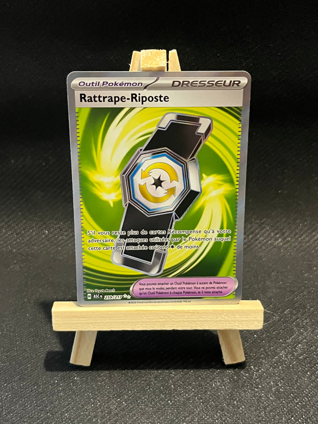 Carte rattrape riposte fa 259/217 nm