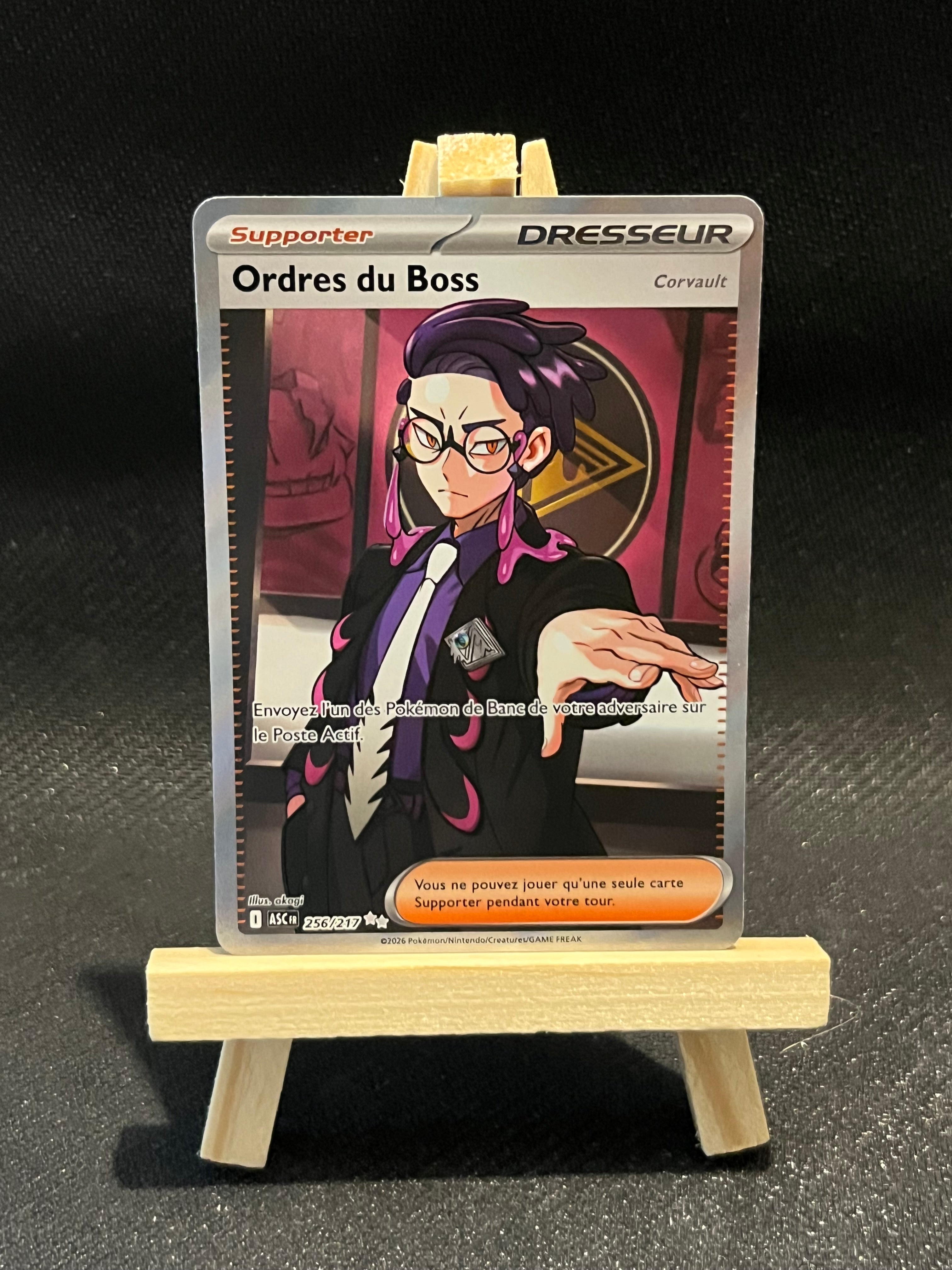 Carte ordre du boss FA nm 256/217
