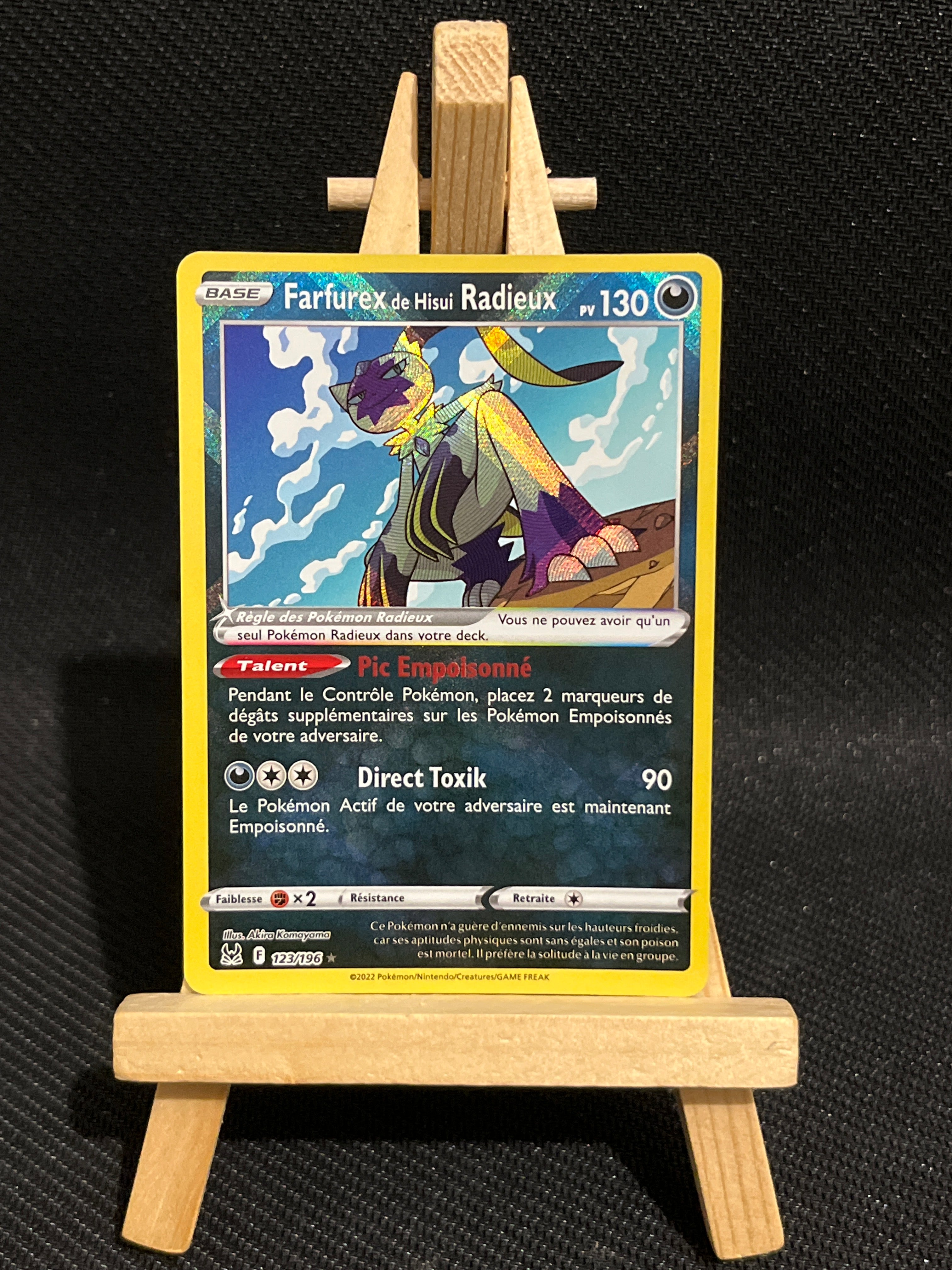 Farfurex de Hisui Radieux 123/196 - Origine Perdu 🇫🇷 NM