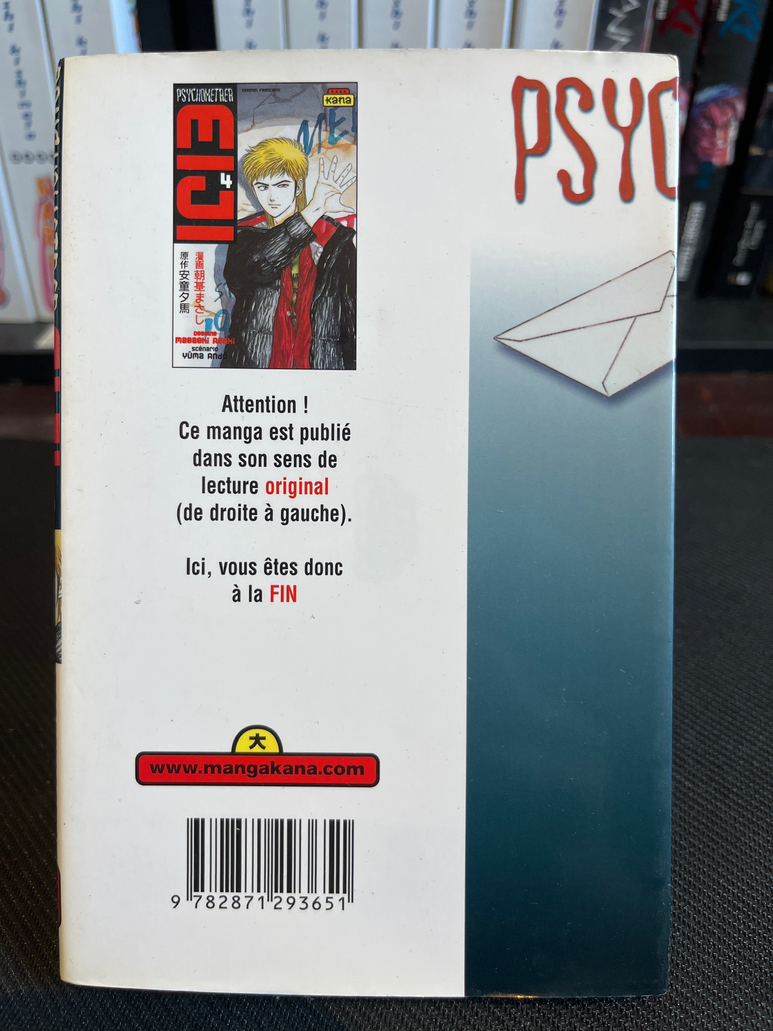 Psychometrer Eiji - Tome 4 🇫🇷
