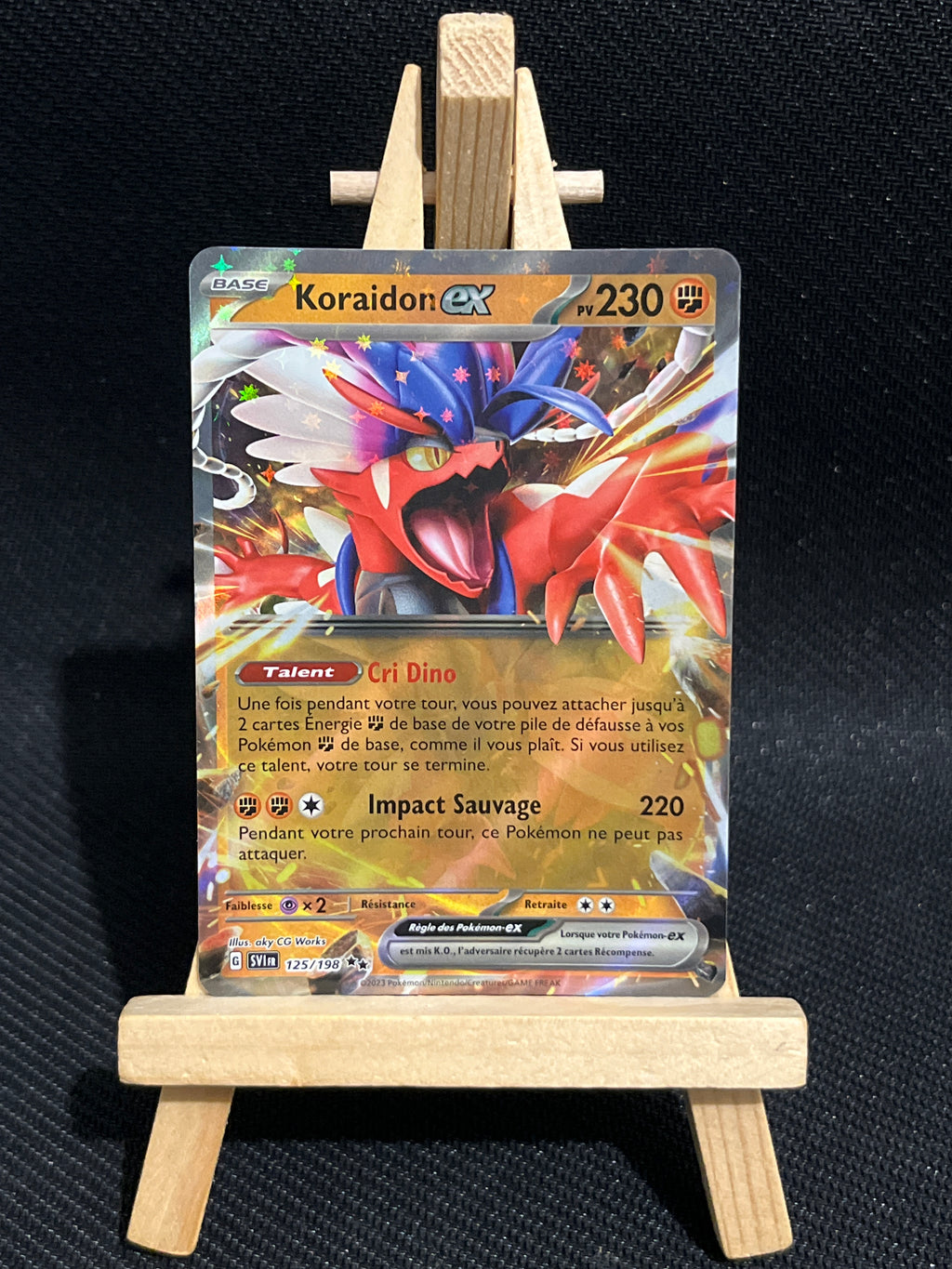 Koraidon EX 125/198 - Écarlate et Violet 🇫🇷 NM