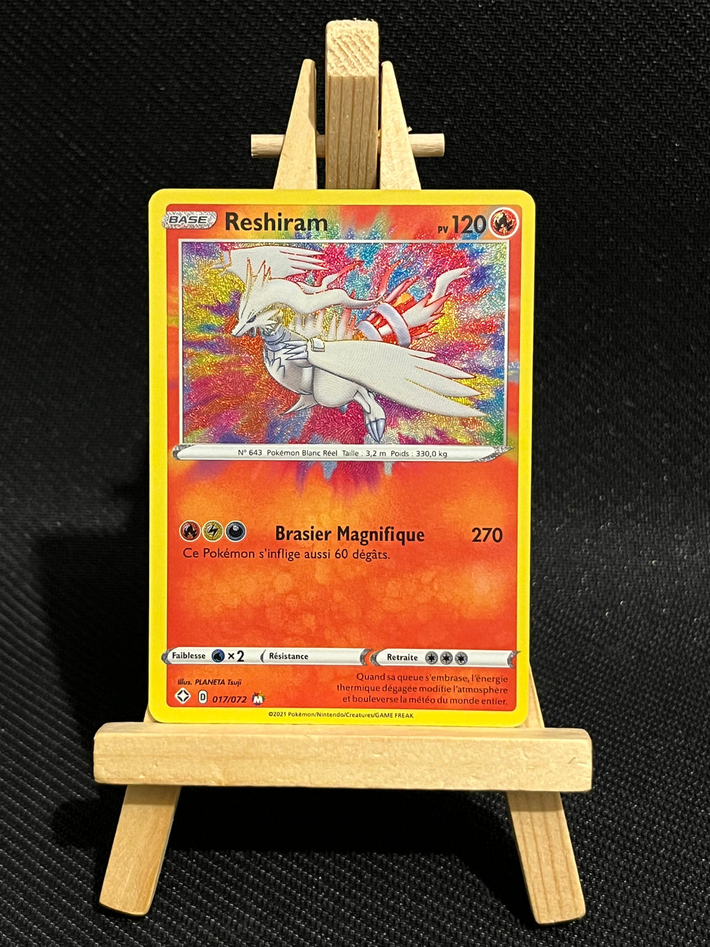 Reshiram 17/72 - Destinée Radieuse 🇫🇷 NM