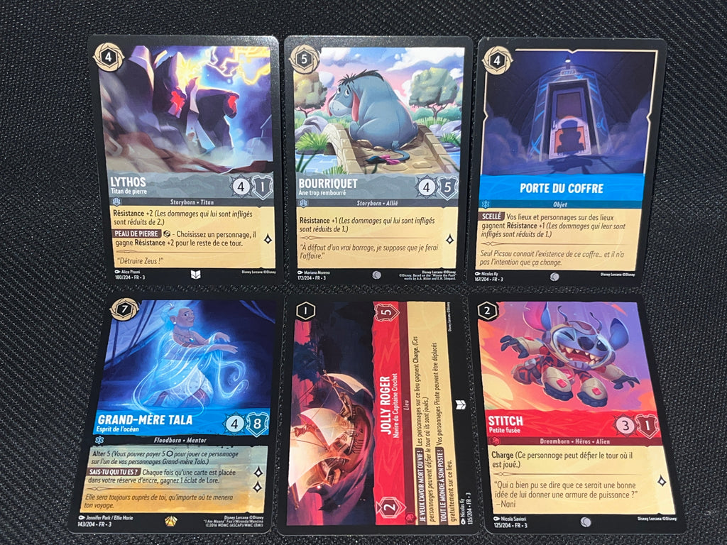 Lorcana - Lot 12 cartes 🇫🇷