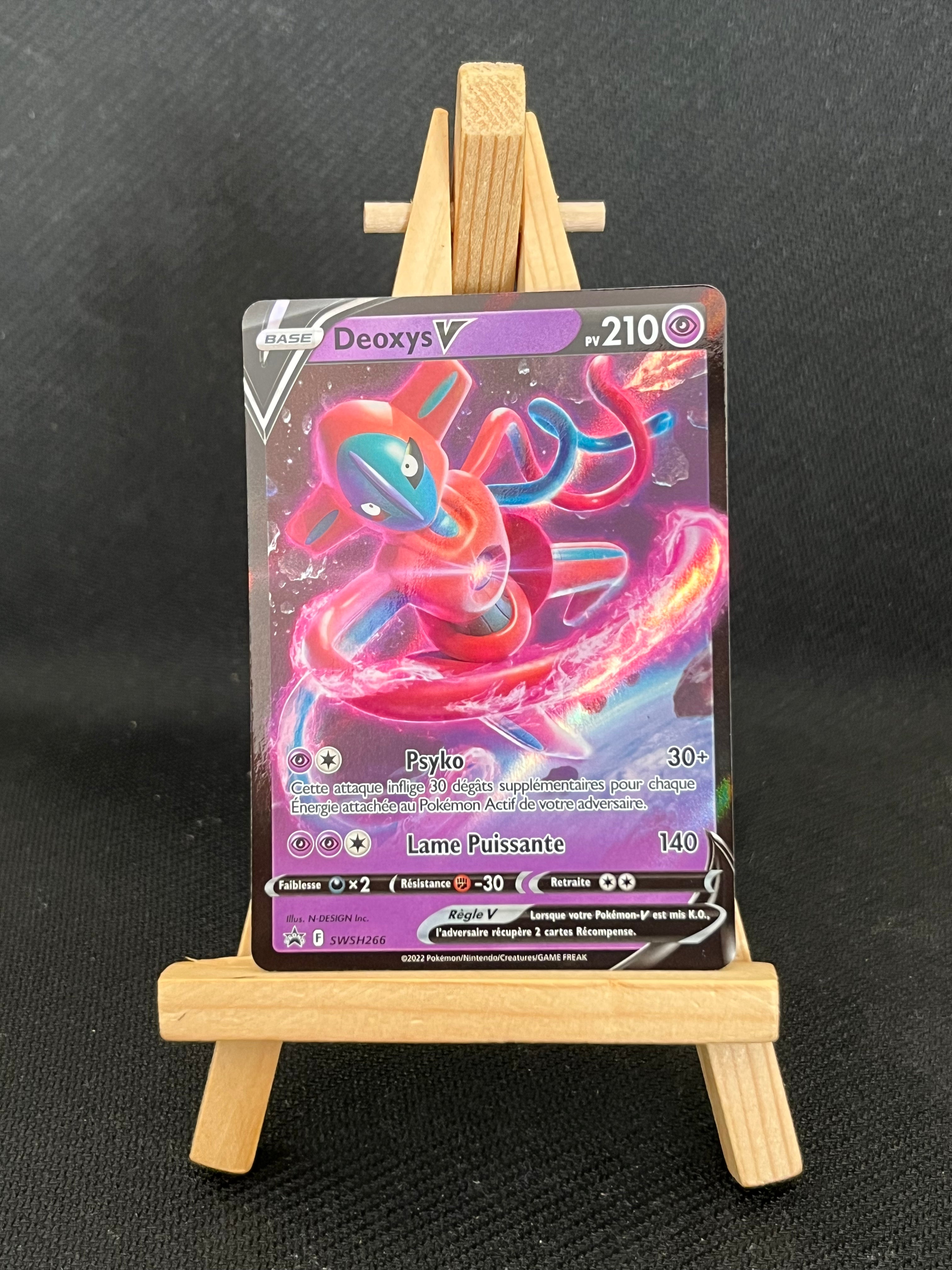 Deoxys V SWSH 266 promo nm