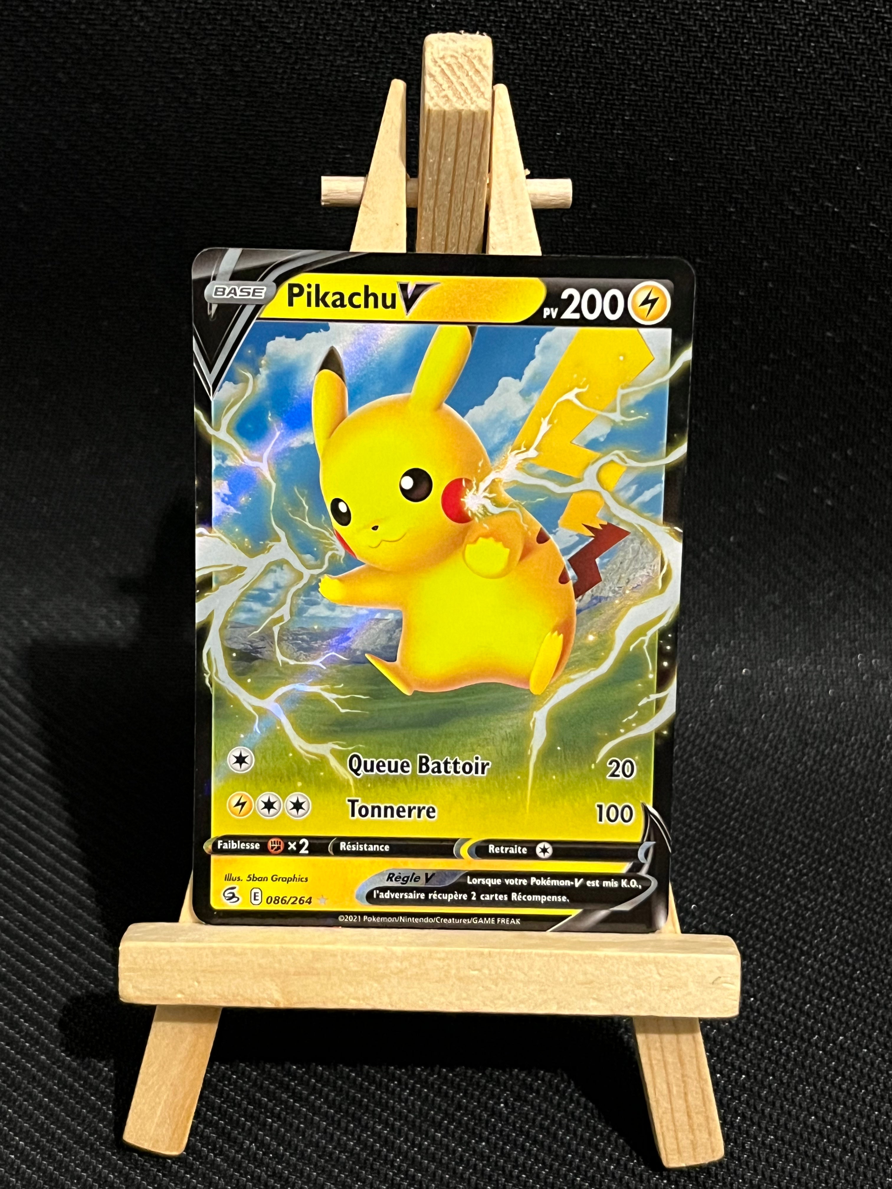 Pikachu V 86/264 - Poing de Fusion 🇫🇷 NM