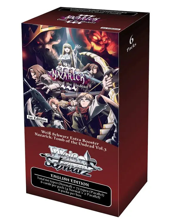 Display weiss schwarz Nazarick: Tomb of the Undead Vol.3 EN overlord