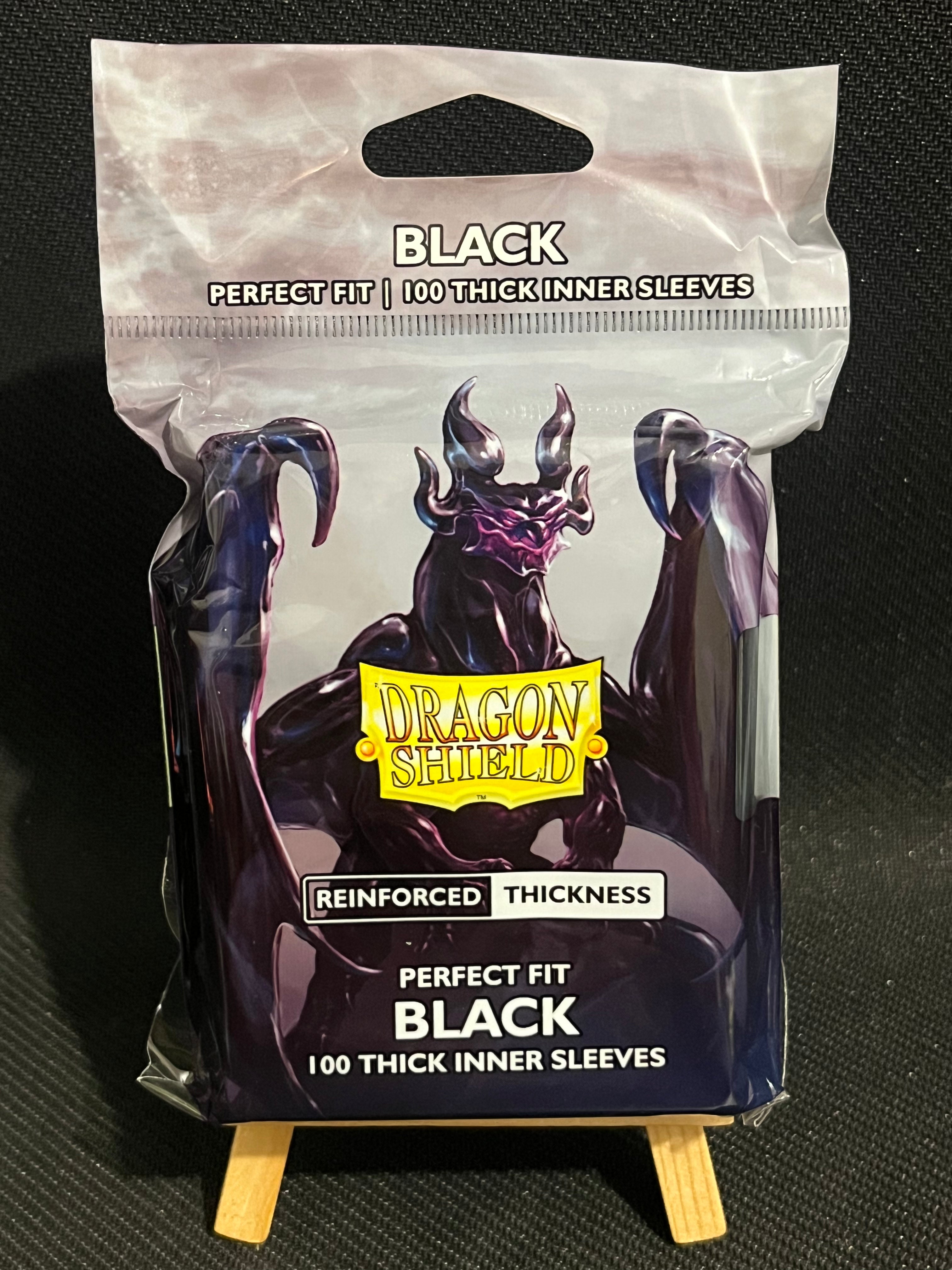 Dragon Shield - 100 sleeve perfection Fit épaisse Noir
