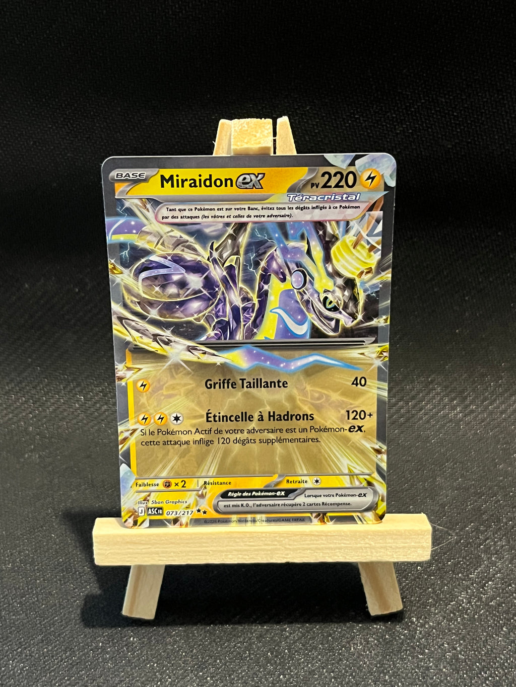 Carte Pokémon Miraidon ex ASC 073/217 nm
