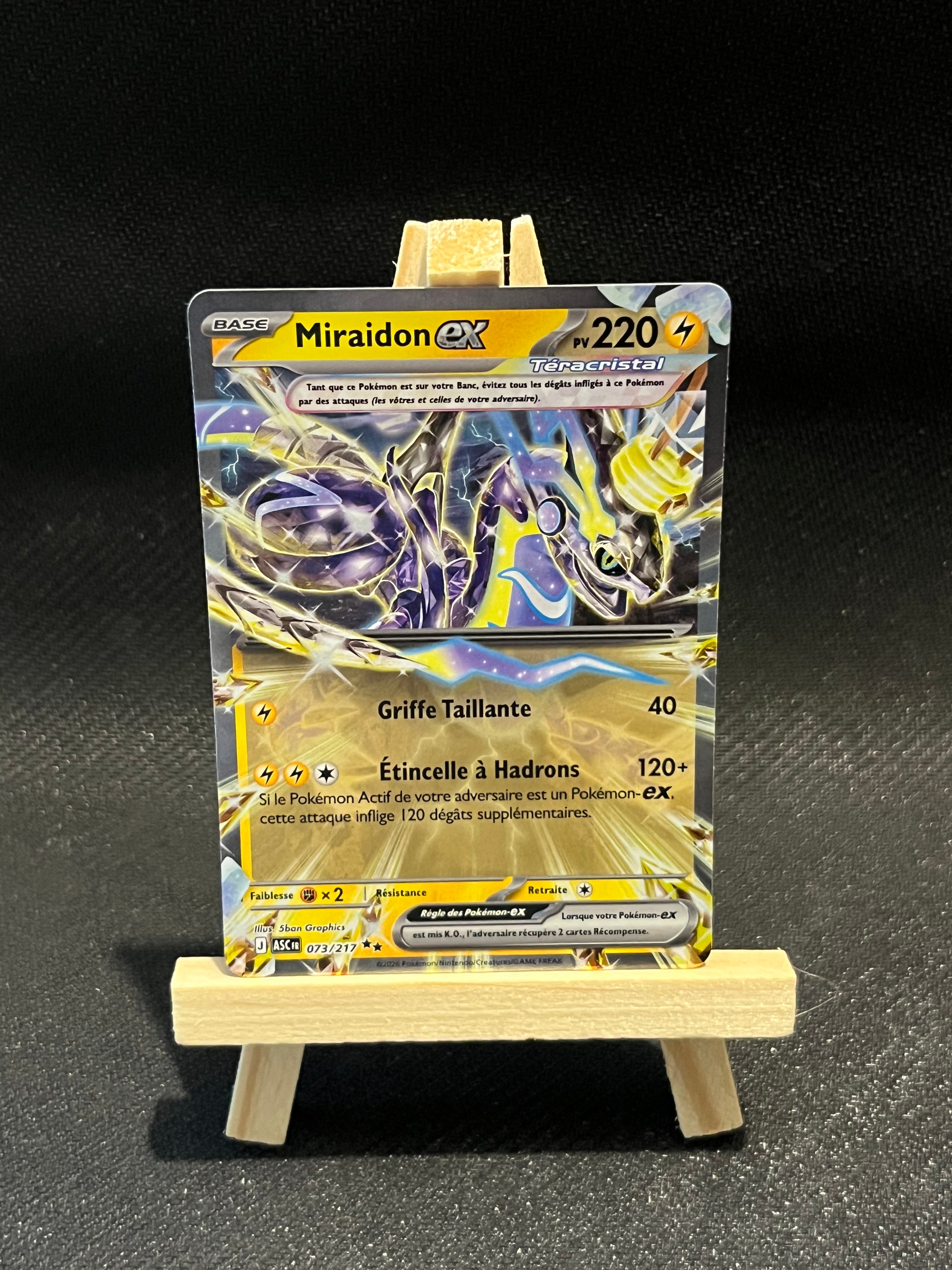 Carte Pokémon Miraidon ex ASC 073/217 nm