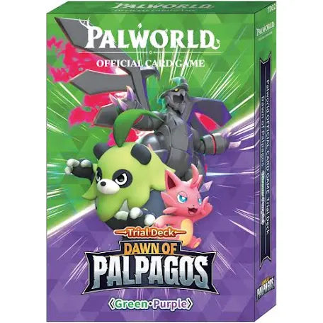 Palworld OCG - Trial Deck Green-
Purple- Dawn of Palpagos ENGLISH