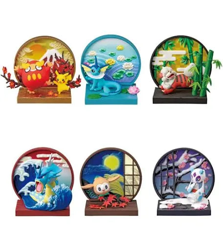 Figurine aléatoire Re-Ment - Pokémon Wa no Mado