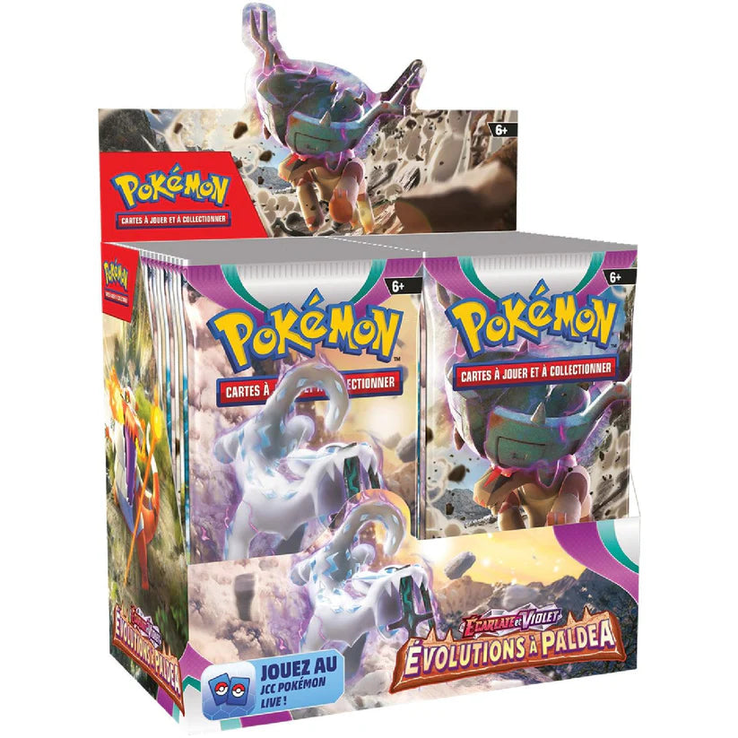 Display 36 boosters Pokémon Évolutions à Paldea (EV2) 🇫🇷