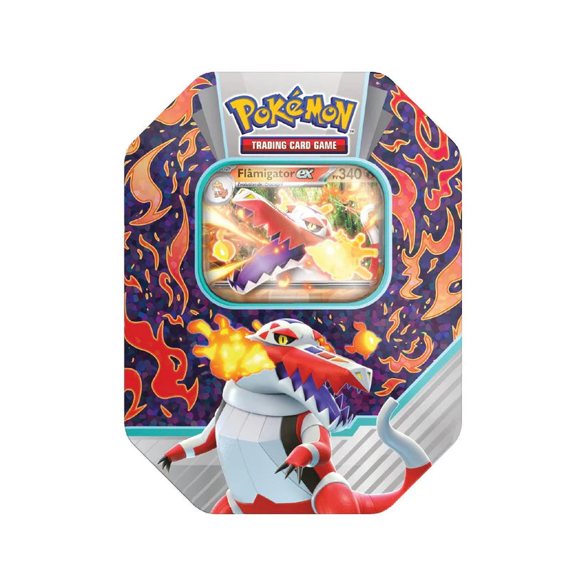 Pokébox Tin Partenaires de Paldea Pokémon Flâmigator-ex 🇫🇷